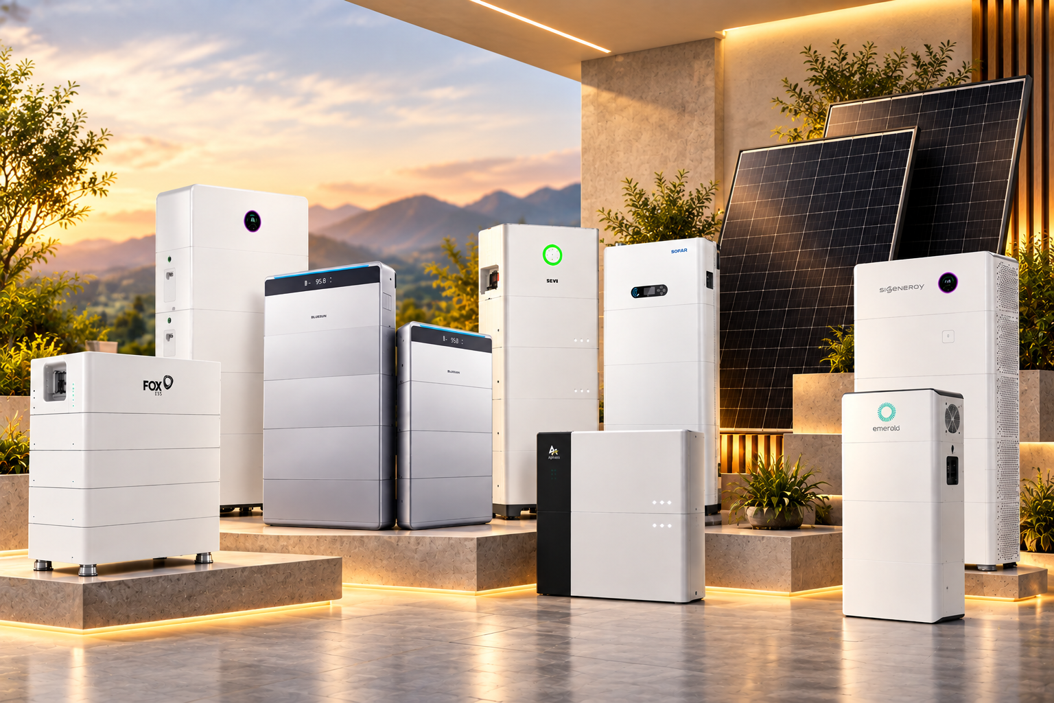 Voltzenergy Full Hardware Range - Solar Panels, Batteries, Air Conditioning and Heat Pumps
